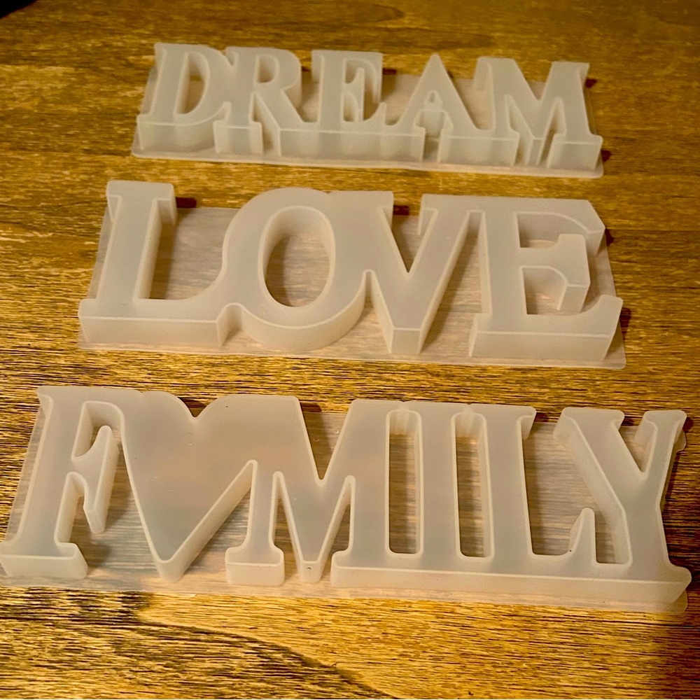 Set of 3 Silicon mold